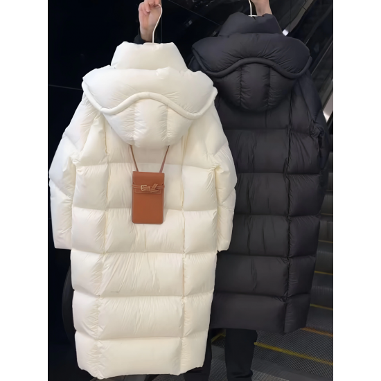 New style large-sized down jacket in long length